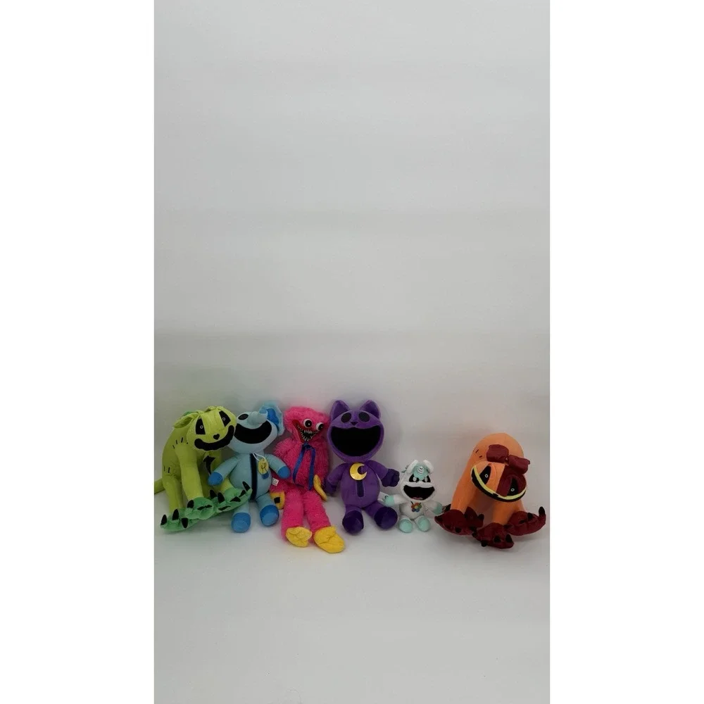 Mixed Lot Smiling Critters Plush CatNap Kissy Missy Bubbaphant CraftyCorn Roblox